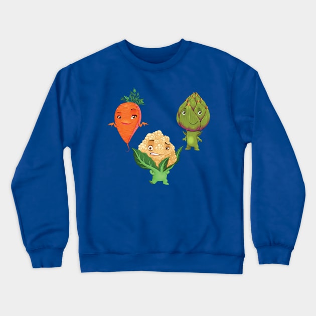 Vegetables Crewneck Sweatshirt by ddraw